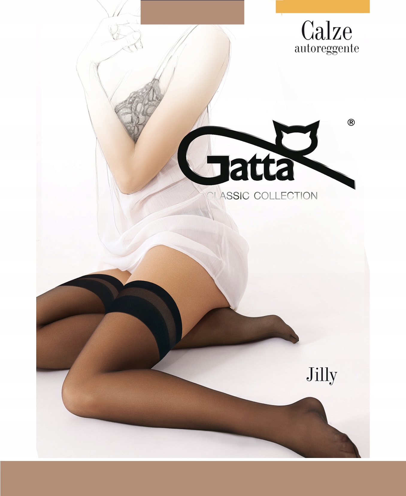 

Gatta Jilly Pończochy samonośne Stretch /1-2/Daino