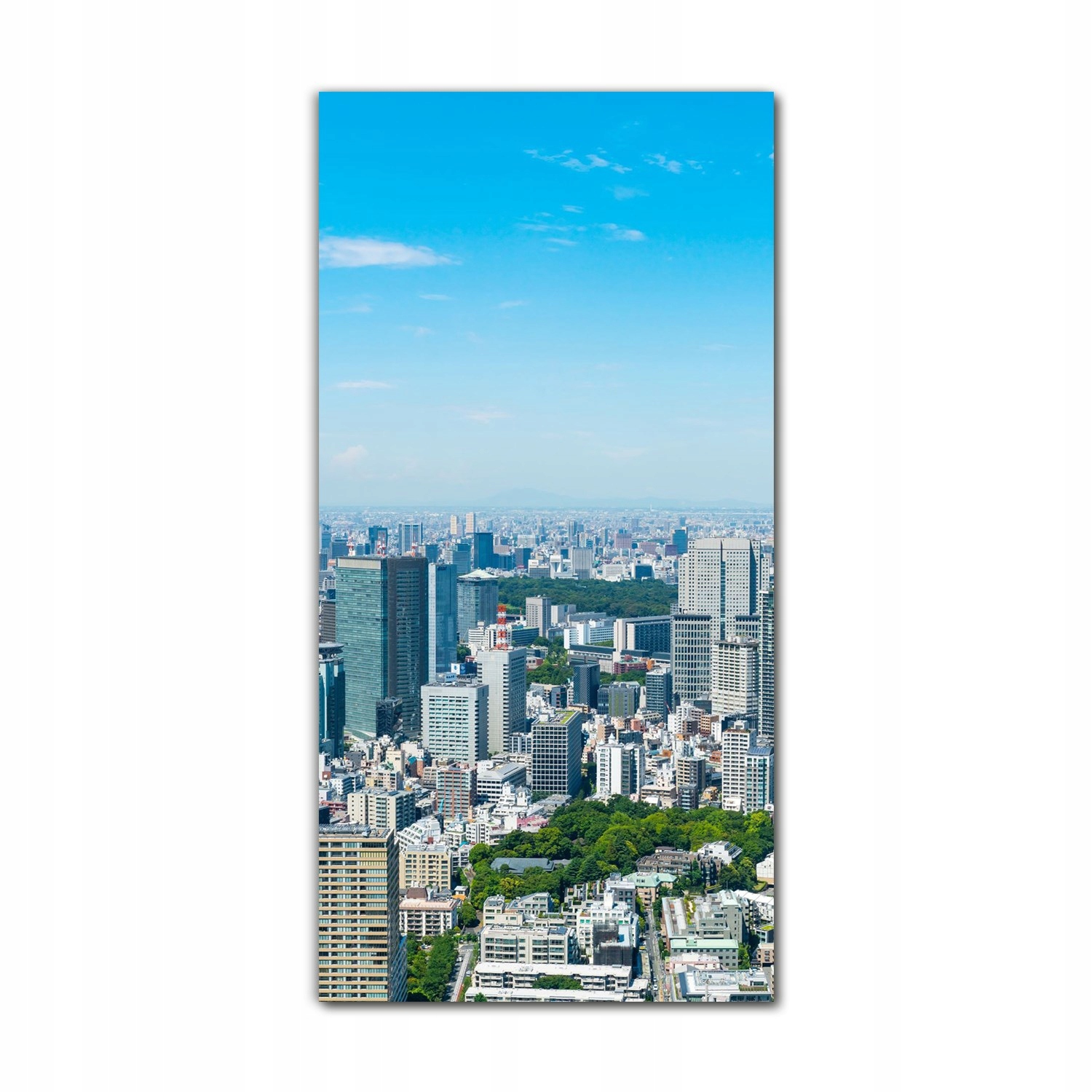 

Obraz szklany do sypialni 70x140 Panorama miasto