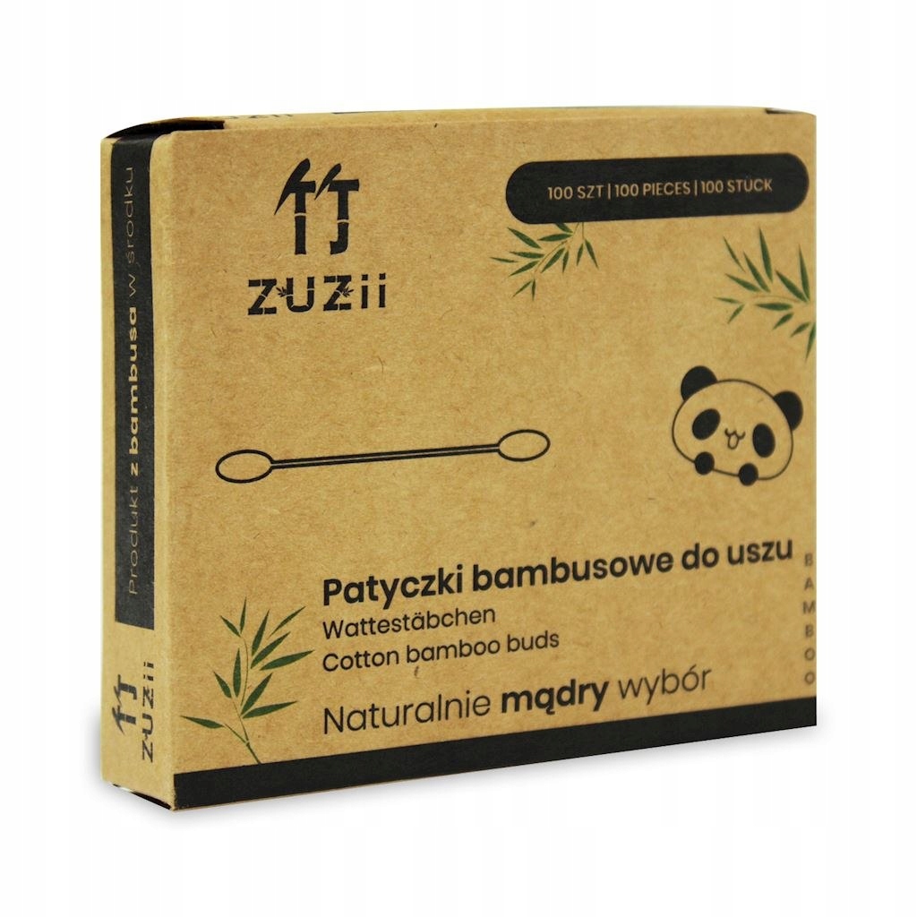 

Patyczki Higieniczne Bambusowe Z Bawełną 100 szt