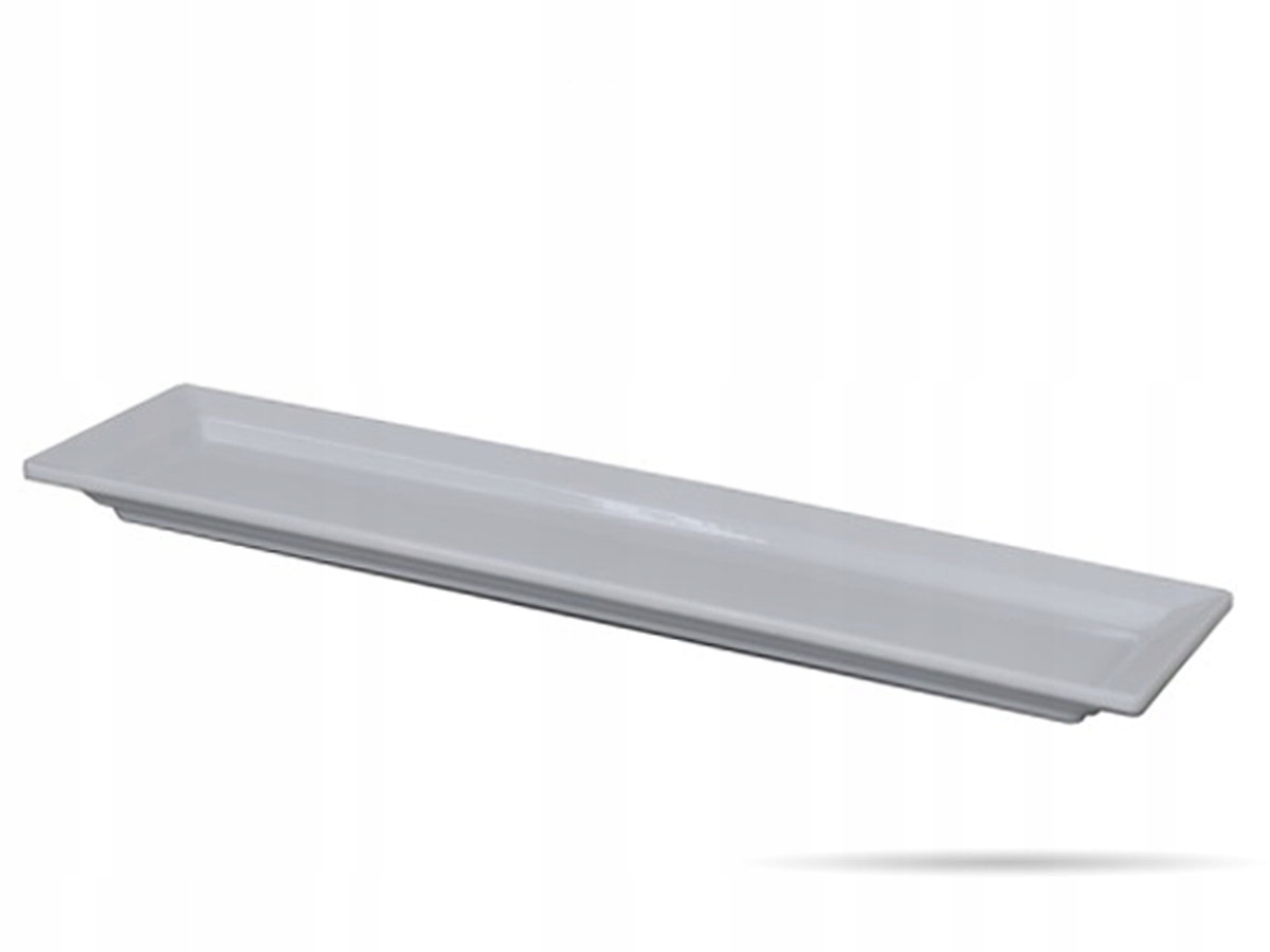 

Prostokątny półmisek z melaminy Gn 2/4 52x16 Szron