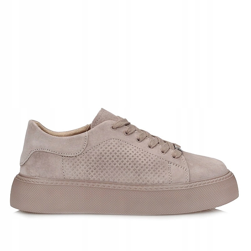 Dámské tenisky Filippo DP7502/26 Tp béžové kožené, šněrovací