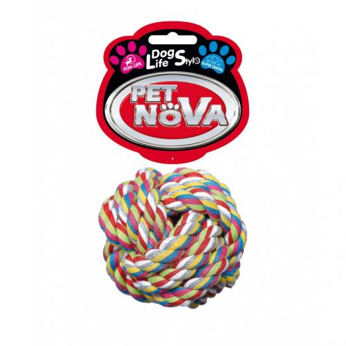

Petnova piłka bawełniana 7,5cm zabawka dla psa
