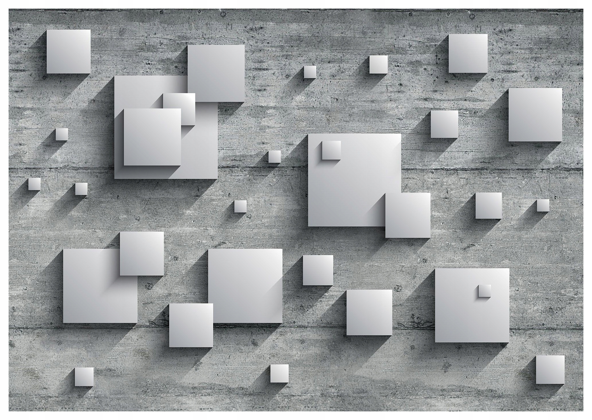 Vliesová fototapeta Geometrické čtverce 3D abstrakce 416x290 lepidlo