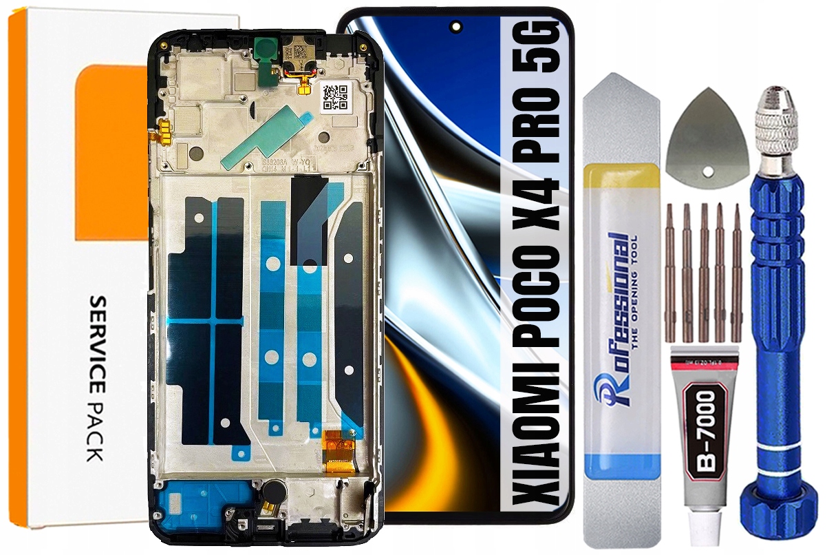 Displej Pro Xiaomi Poco X4 Pro 5G Originální Oem Obrazovka Rámeček