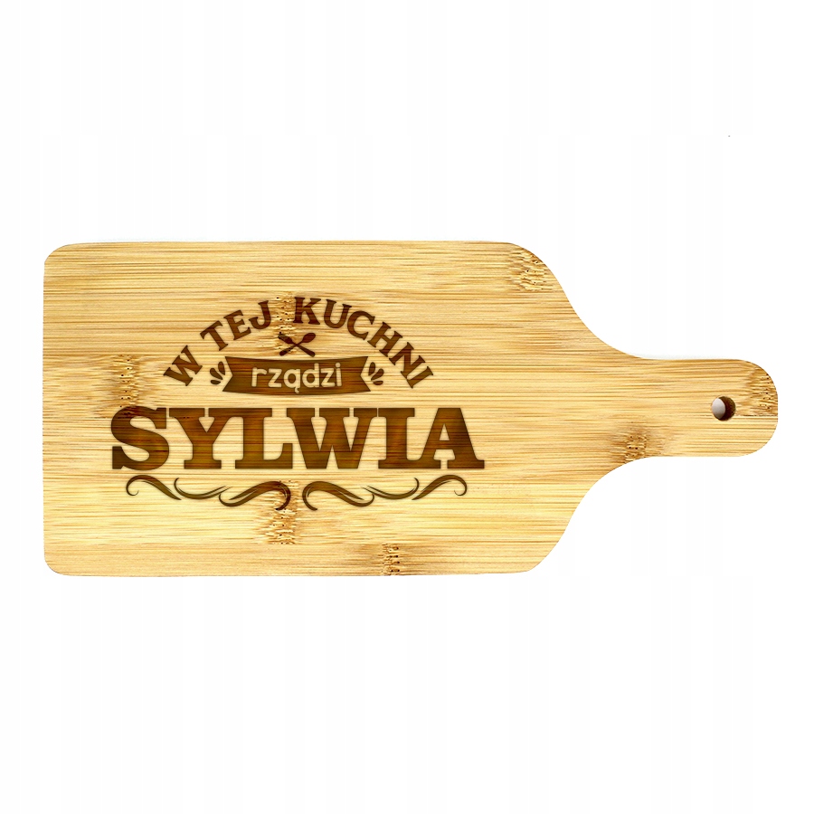 

Deska Bambusowa Z Imieniem Sylwia Opak