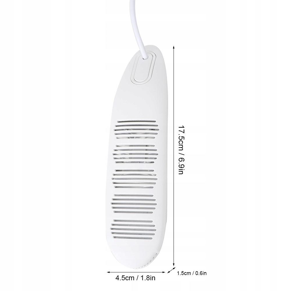 SUSZARKA DO BUTÓW OSUSZACZ DO RĘKAWIC SKARPET DEZYNFEKCJA BIAŁY 5V USB Moc 1 W