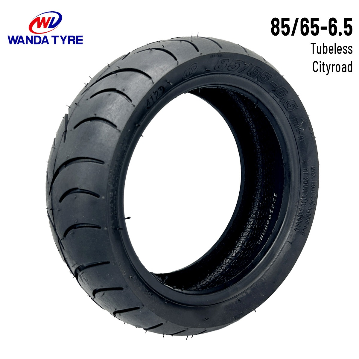 Szeroka opona bezdętkowa Wanda do KuKirin G2 Master|Ausom DT2 Pro 85/65-6.5