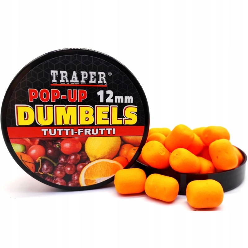 Przynęta Karpiowa Dumbels Traper Pop-Up Owoc Tutti-Frutti 12mm 40g Na Włos