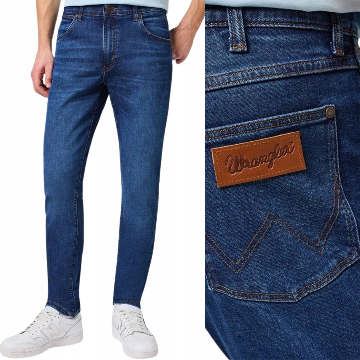 Wrangler Larston Harvey Free To Stretch přiléhavé džínové kalhoty W30 L32