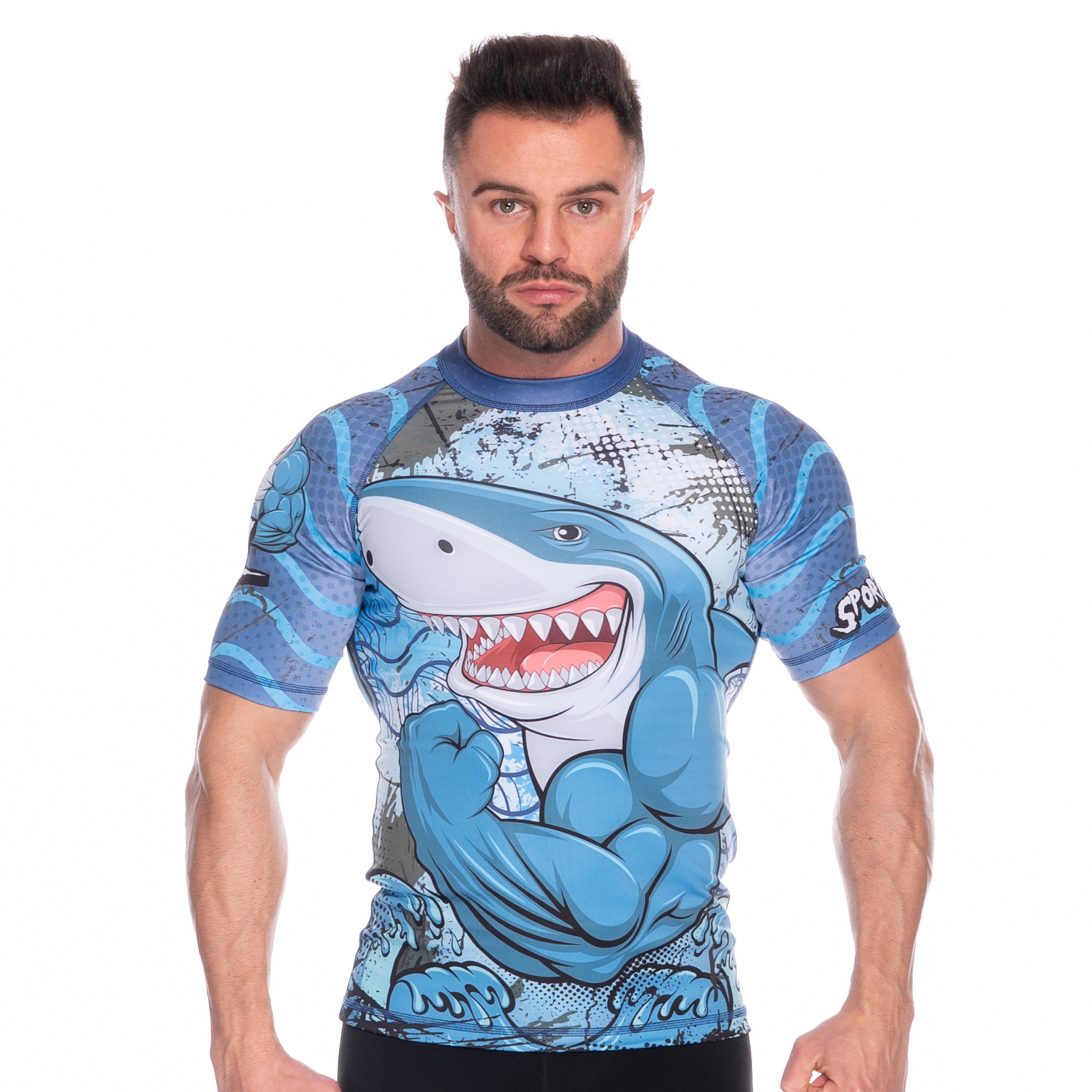 

Koszulka Treningowa Rashguard Mma Shark M