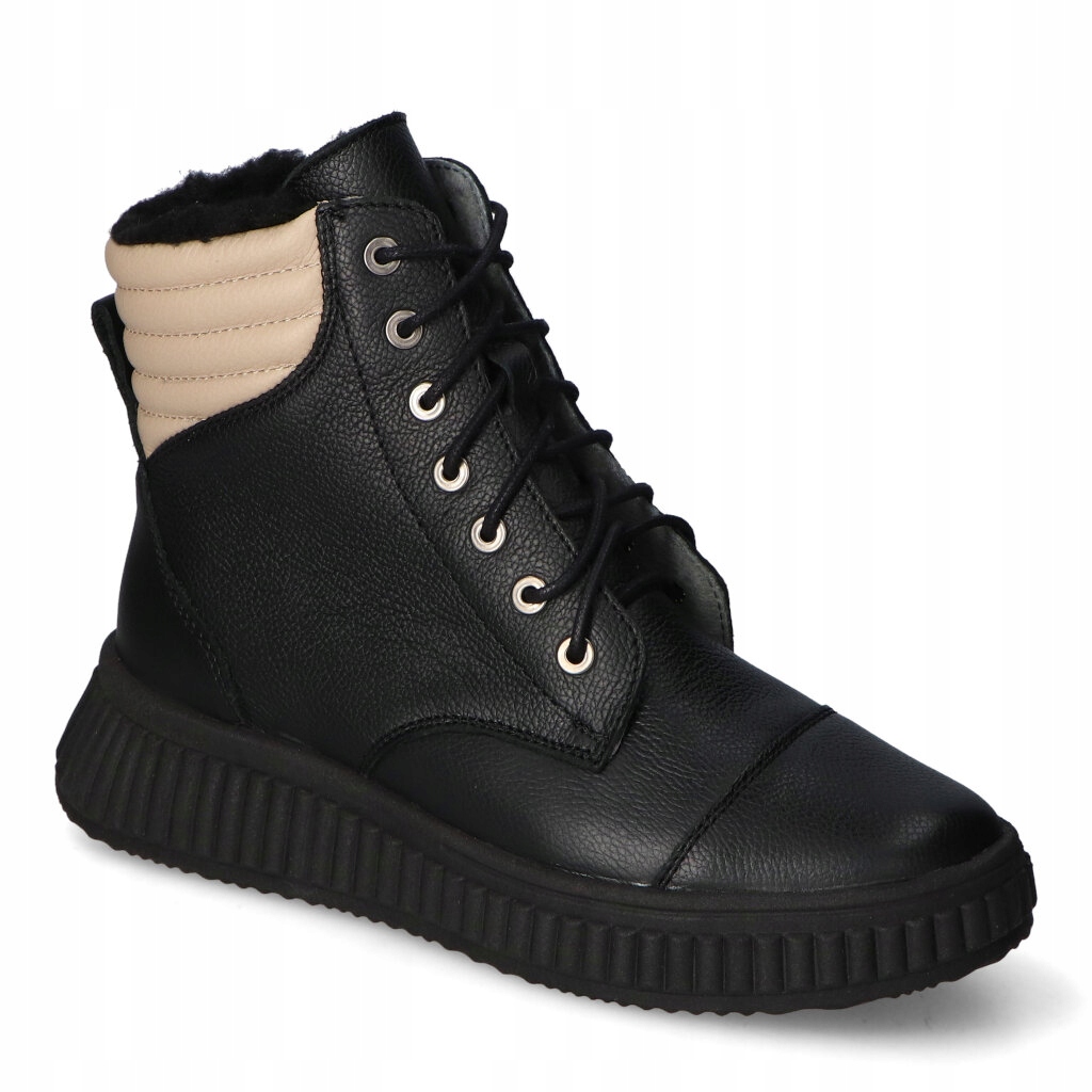 Kotníkové Kotníkové Boty Helios 599, černé, celozrnné, velikost 37