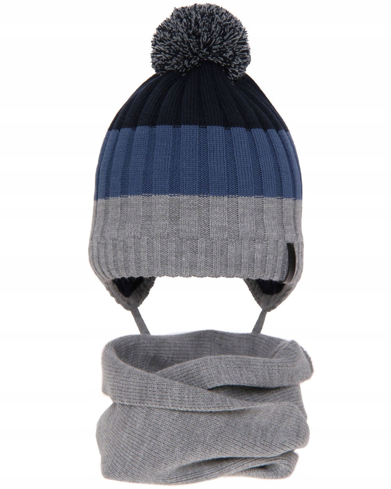 

Czapka Komin 48-50 Ciepły komplet zimowy 1-3 lat