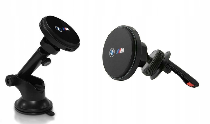 Bmw M Edition Magnetyczny uchwyt samochodowy z ładowaniem 15W kratka kokpit
