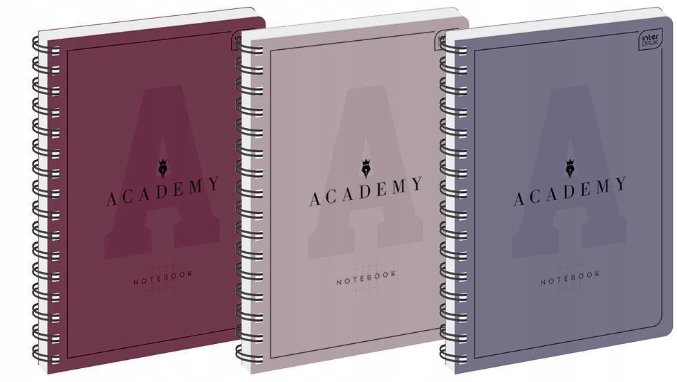 

3X Kołozeszyt A5 100k Interdruk Academy 90g