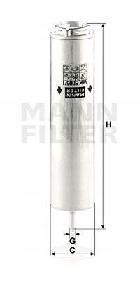 

Mann Filtr Paliwa Bmw 3 (F30, F35, F80)