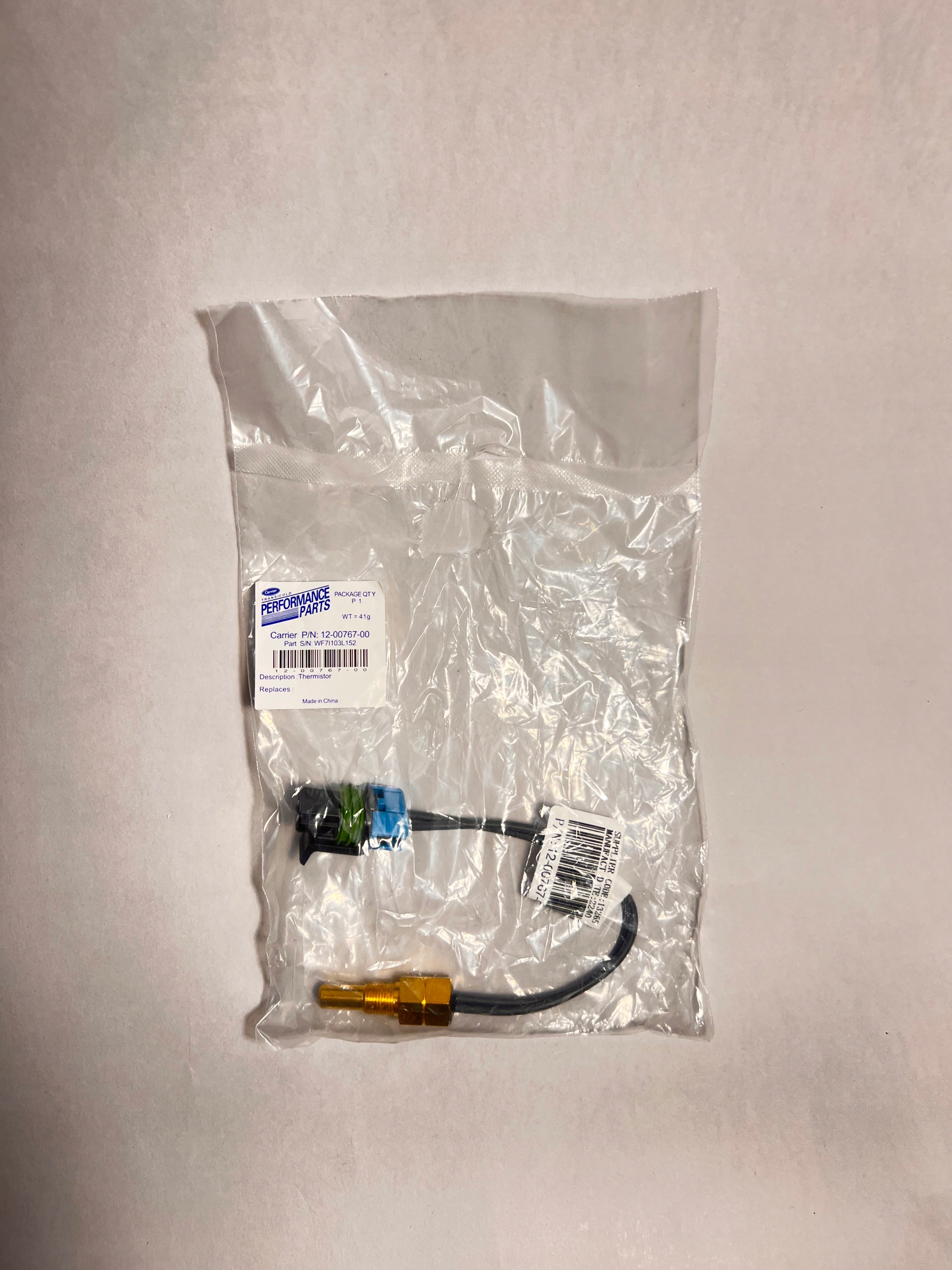 Czujnik temperatury wody/ termistor Carrier 12-00767-00 / 120076700