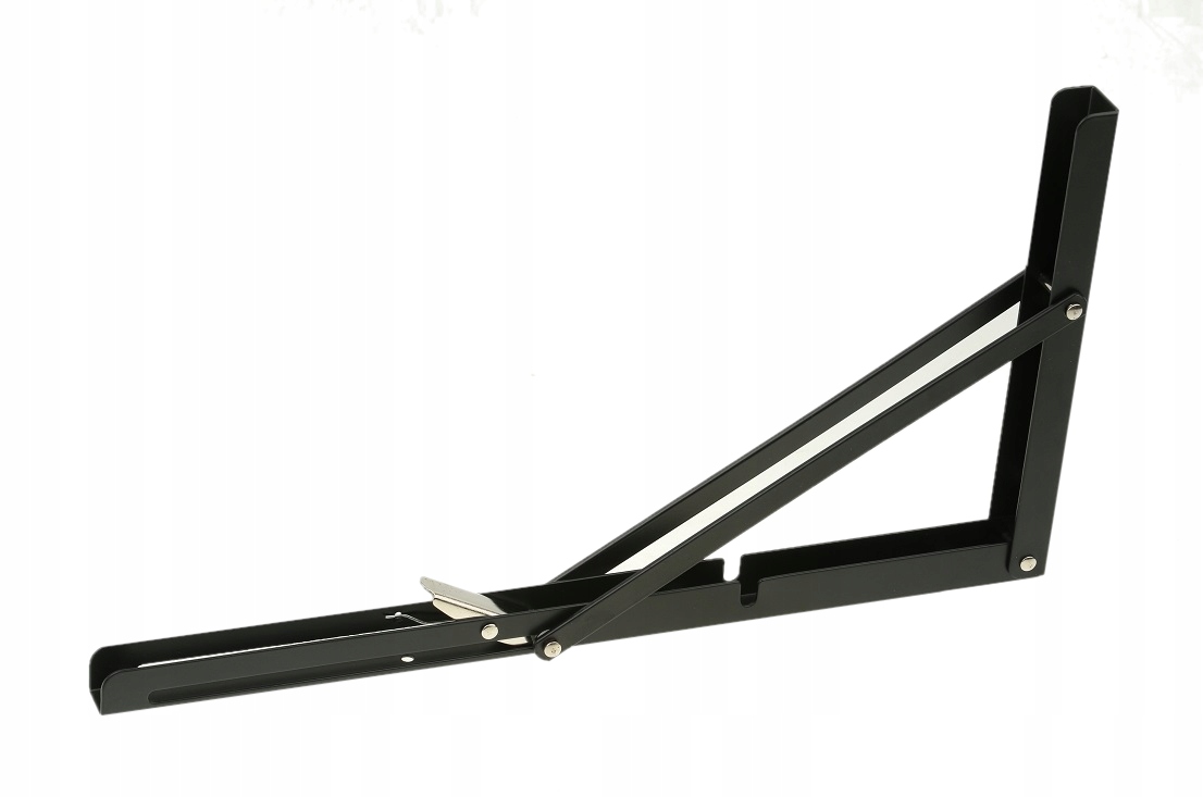 

Kątownik pod półkę składany 400x215x1.5mm czarny