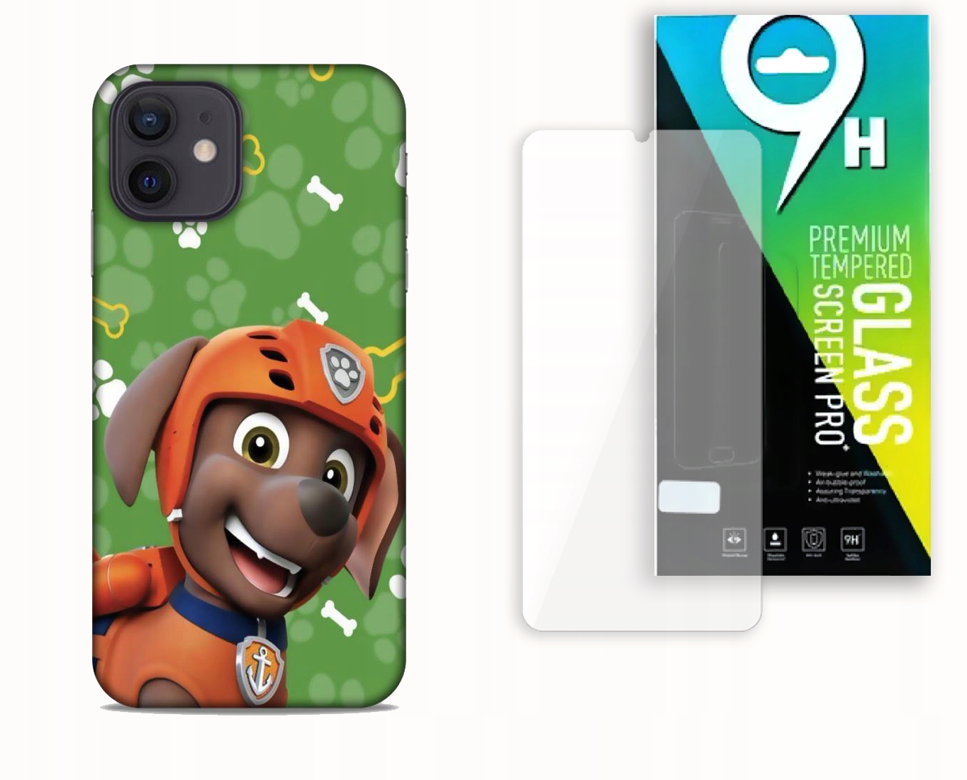 ETUI CASE DO APPLE IPHONE 12 MINI + SZKŁO HARTOWANE- PSI PATROL BAJKI ZUMA