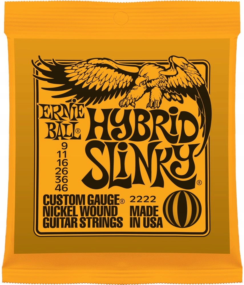 

Struny Ernie Ball 2222 9-46 do gitary elektrycznej
