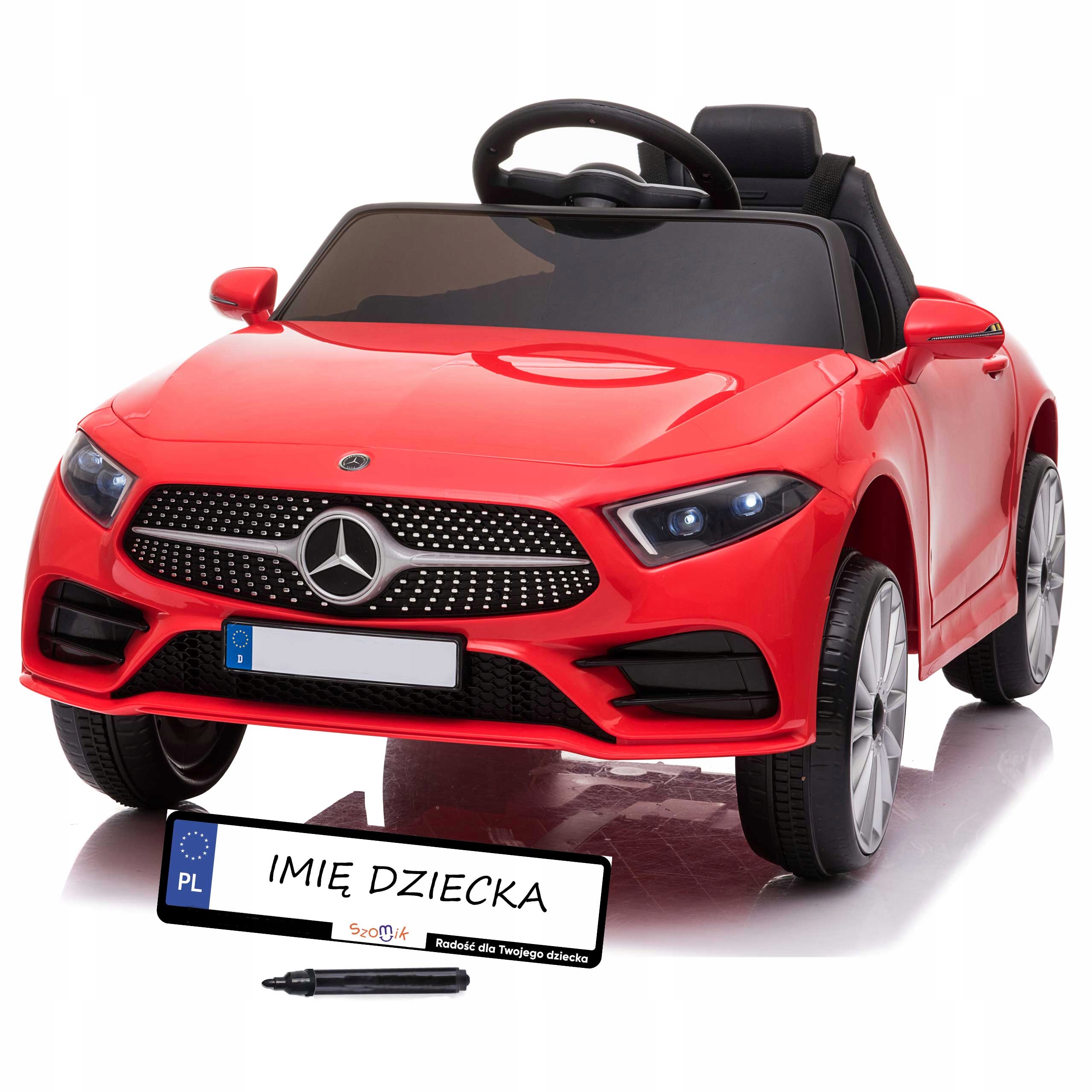 Auto na akumulator dla dzieci Mercedes Cls 350 Pilot 2.4 G Tablice