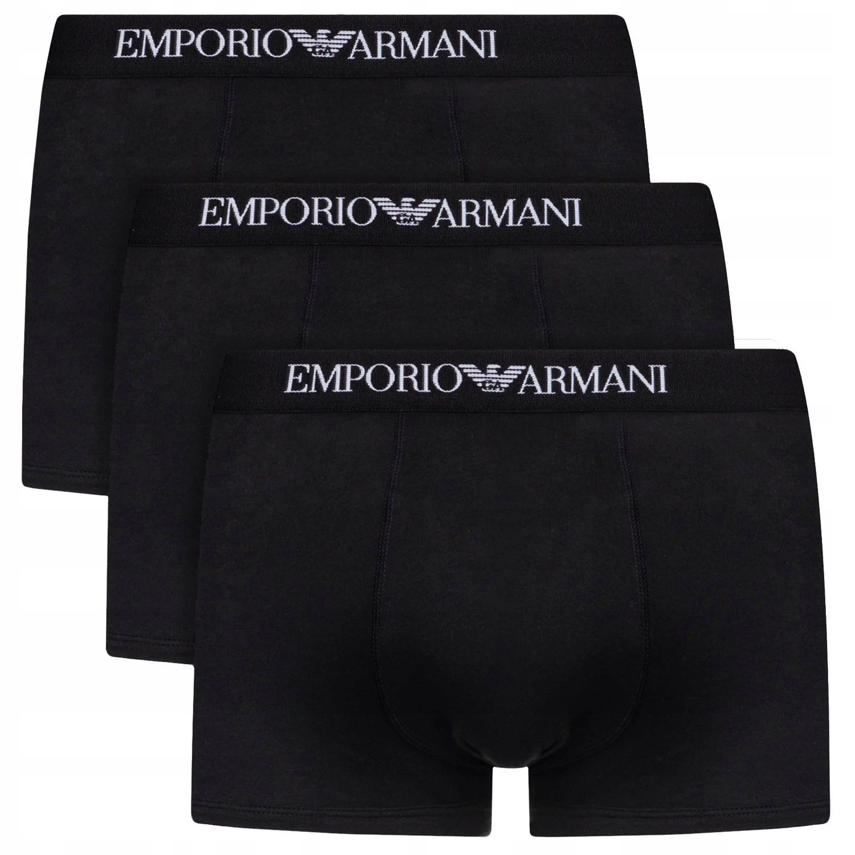 Emporio Armani pánské boxerky 3-pack černé 111610-CC722-21320 S
