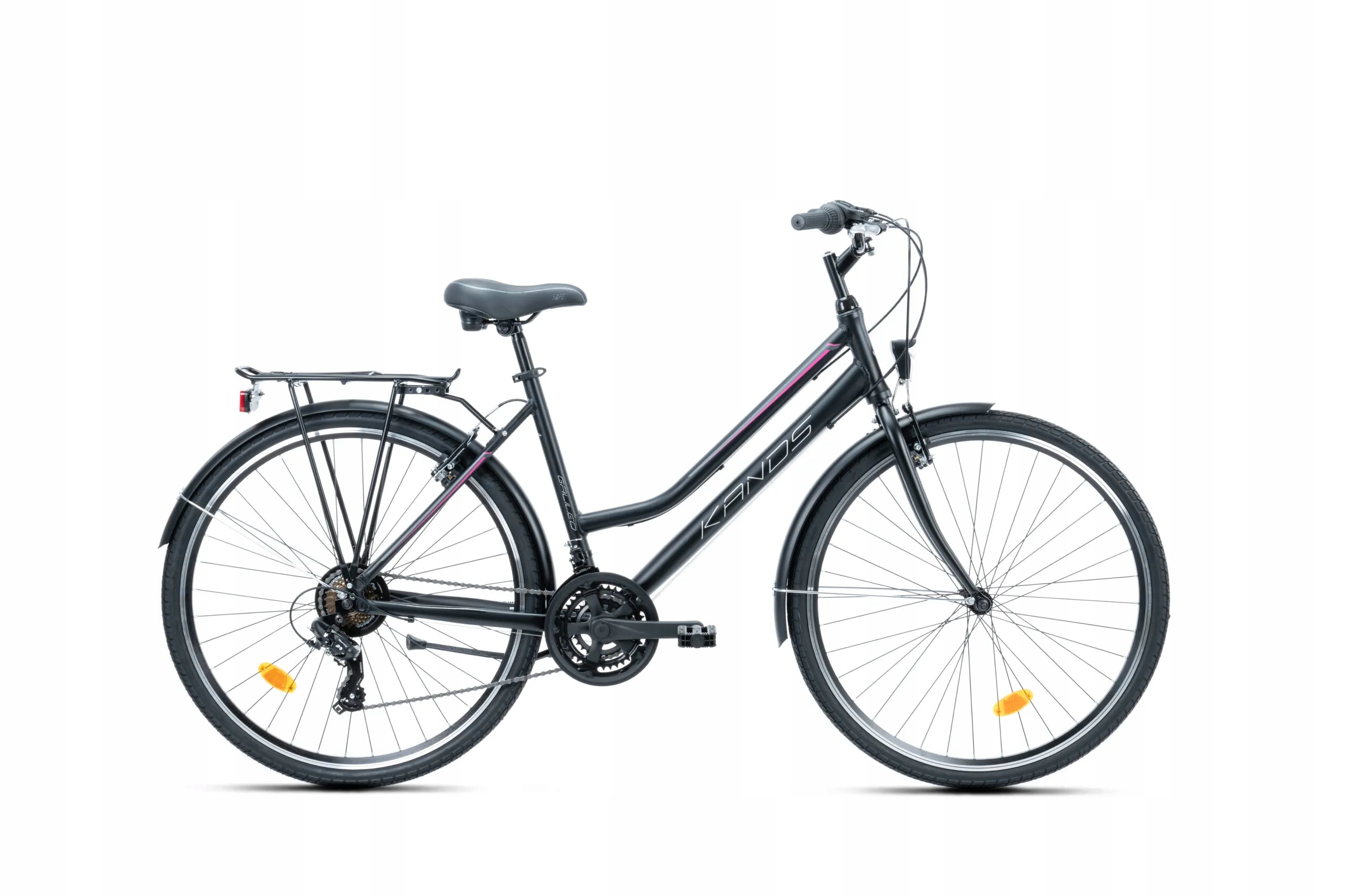 Rower trekkingowy Kands 28 Galileo D 19 Czarno-różowy Mat 2026r