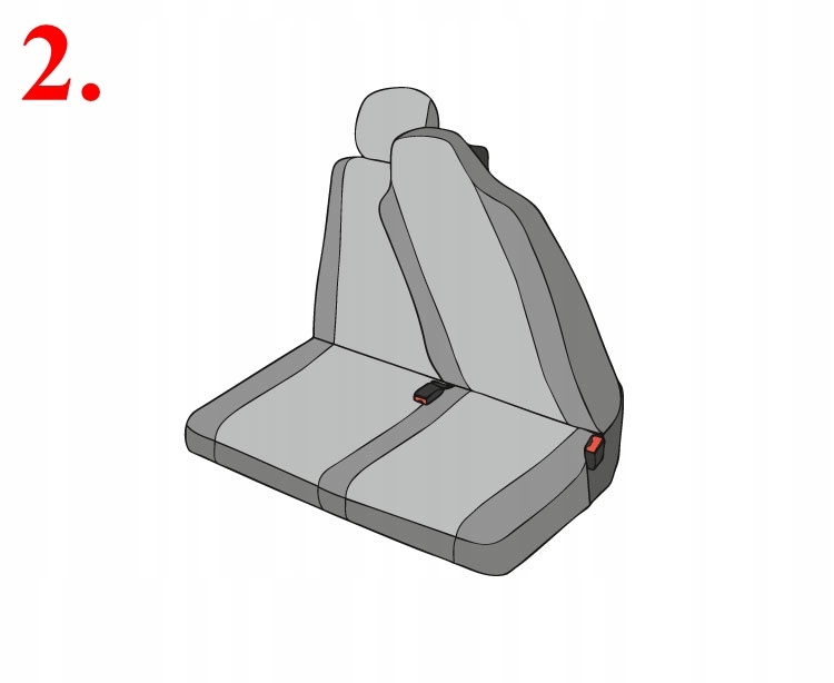 Pokrowce SKORA Opel Movano Renault Master od 2010 Purpose seats set