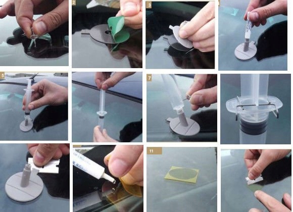 NAPRAWA SZYB SAMOCHODOWYCH ODPRYSKI GLASS DOCTOR Typ UV