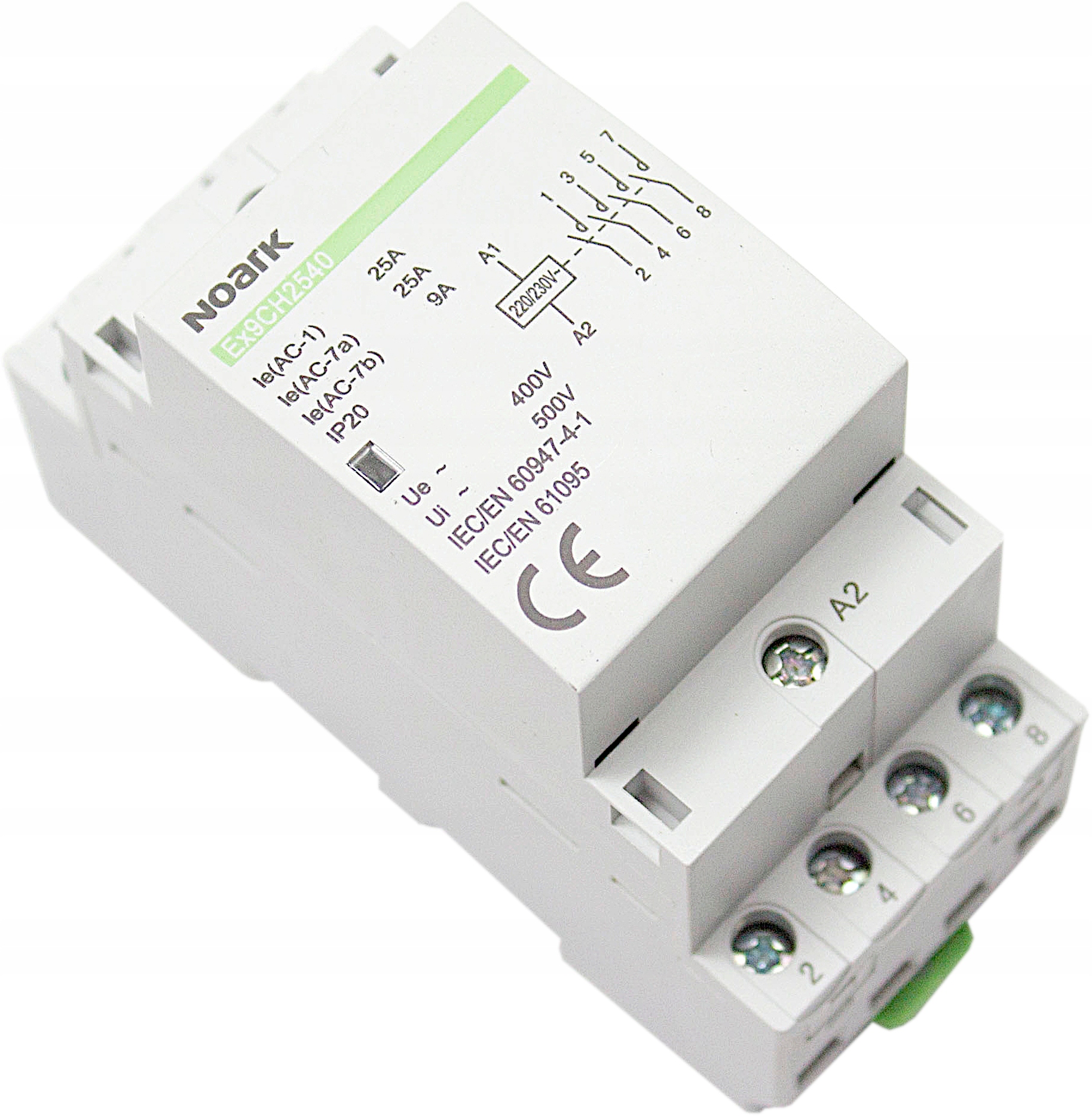 

Przekaźnik Instalacyjny Noark Ex9CH25 230V 102412