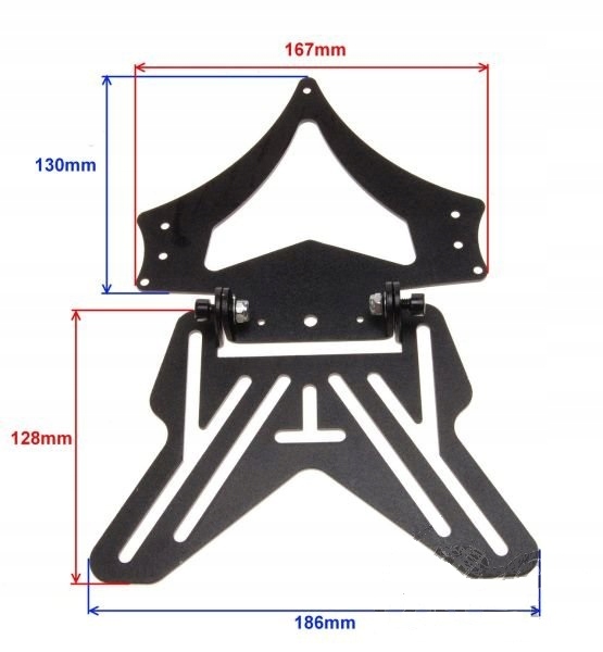 UCHWYT MOCOWANIE TABLICY REJESTRACYJNEJ KIERUNKOWSKAZÓW ZAWIAS KRÓTKI OGON Numer katalogowy części AW56894