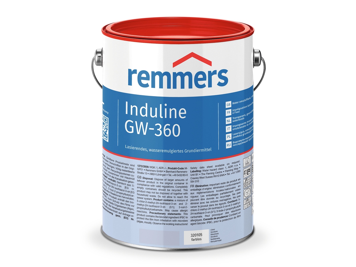 Remmers Induline GW-360 lazurująca powłoka gruntująca 5L Bezbarwny