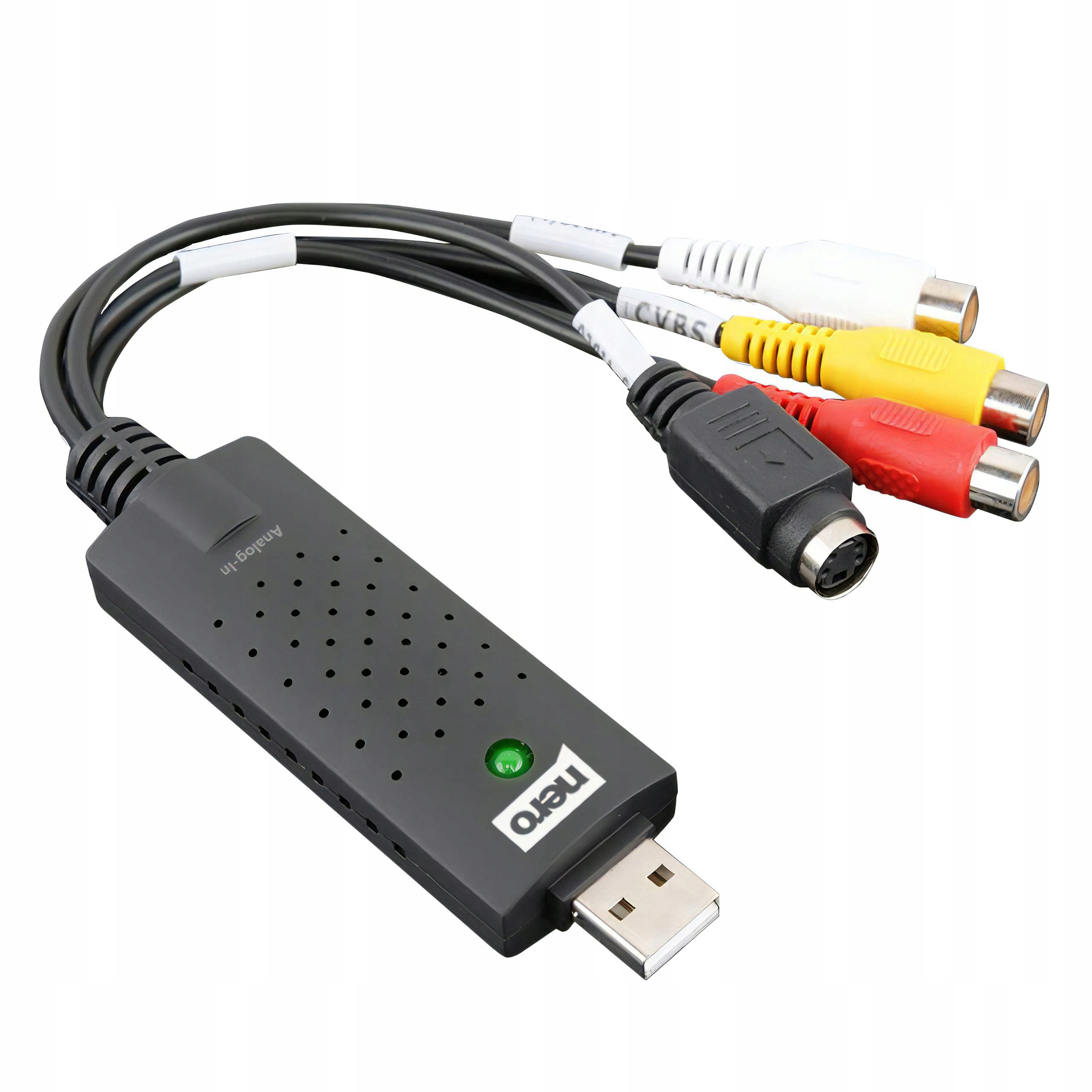 Nero Vhs do Usb Video Grabber Recode Stick Vhs Model Graber