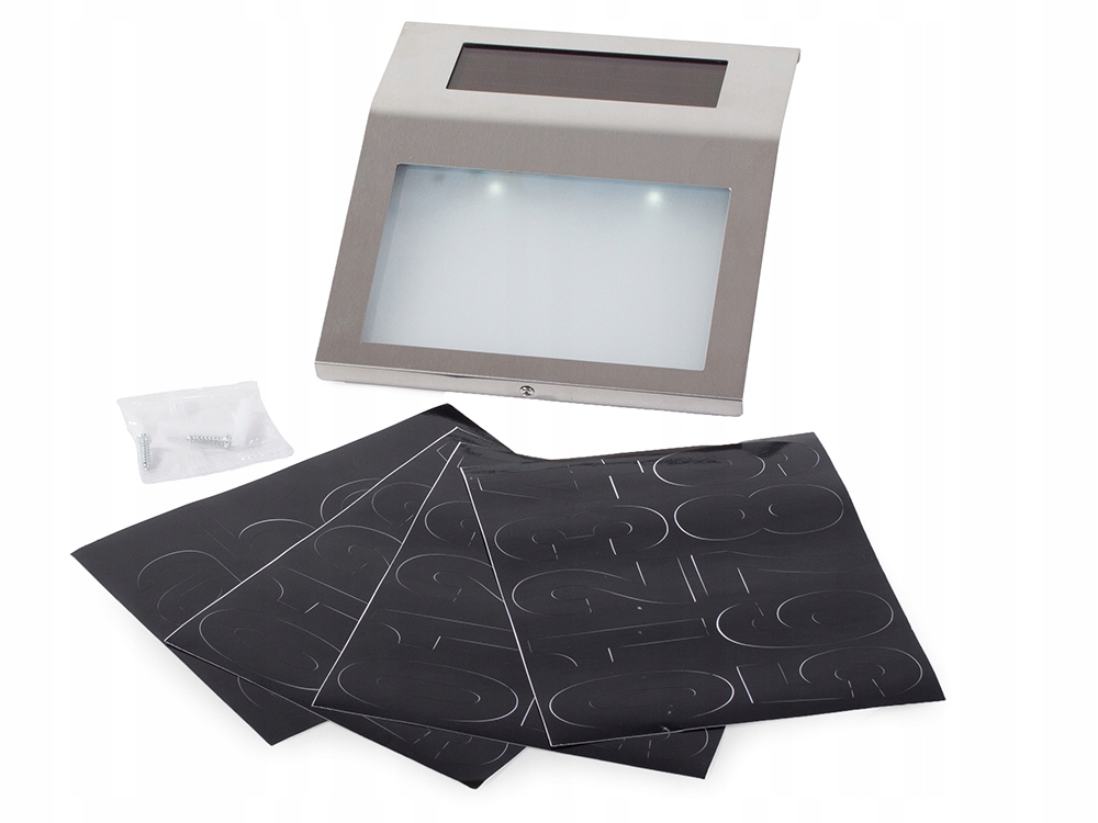 SOLARNY PODŚWIETLANY NUMER DOMU TABLICA ADRESOWA Informacje dodatkowe podświetlenie