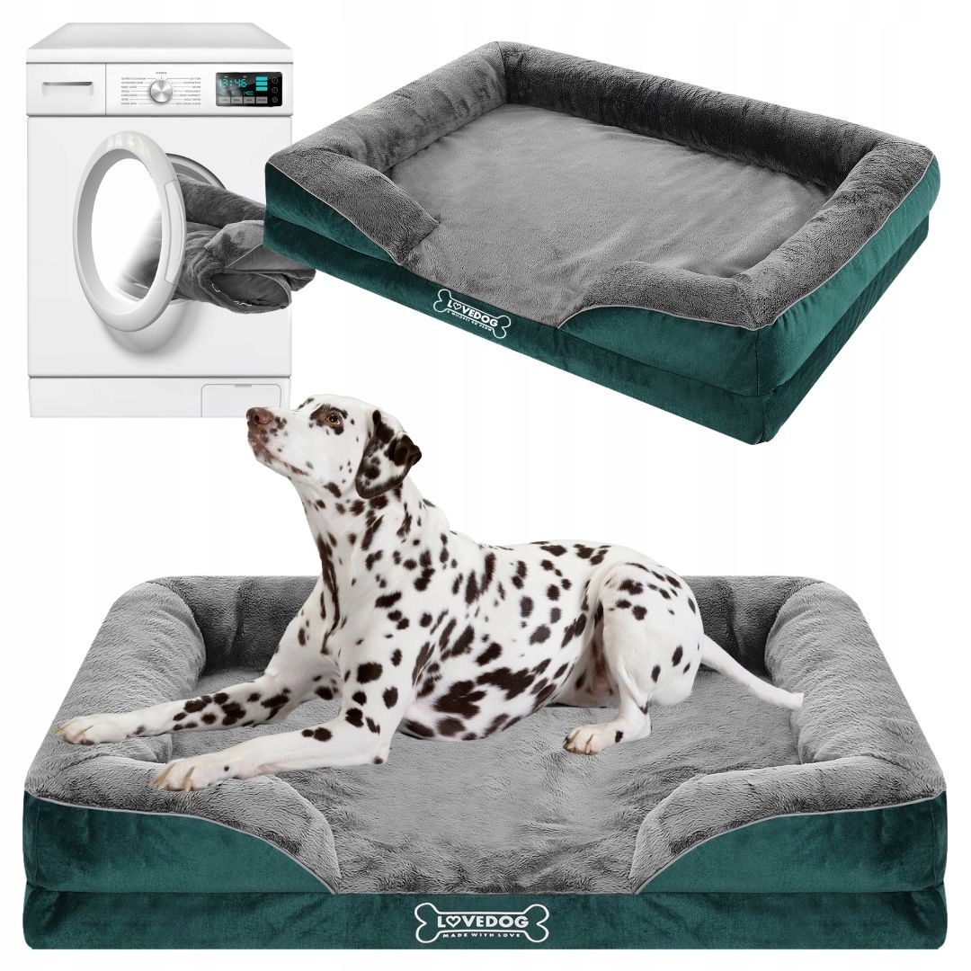 Pelíšek pro psa Ortopedické Velké XL 100x75 Obal na zámek, pohovka