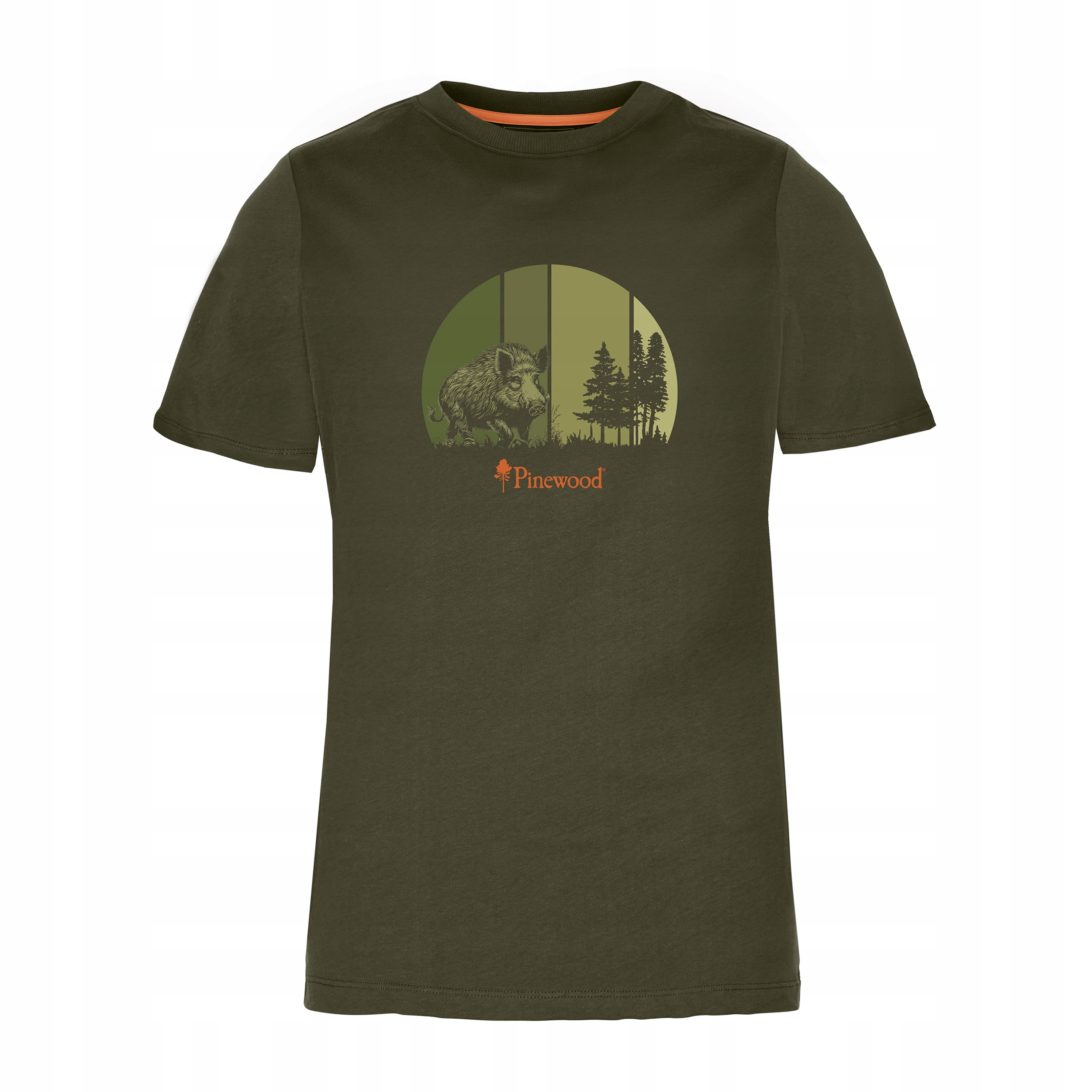 Koszulka damska t-shirt Pinewood Wild-Board, oliwkowa XL