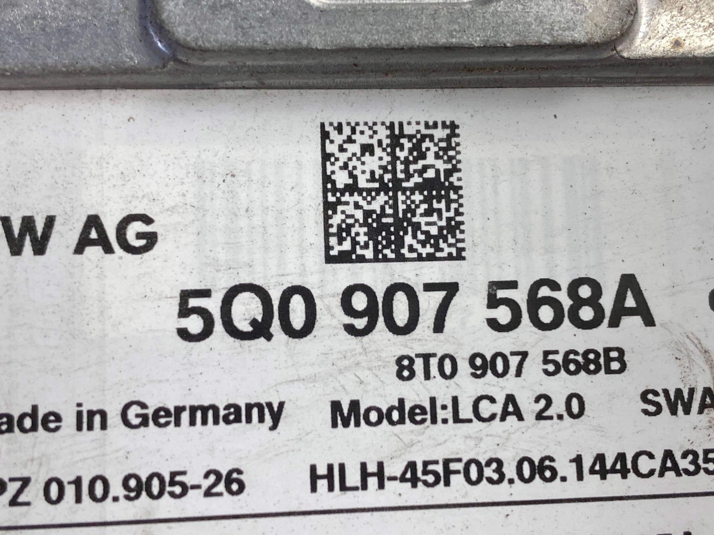 2016 Audi A3 S3 8V модуль 5Q0907568A