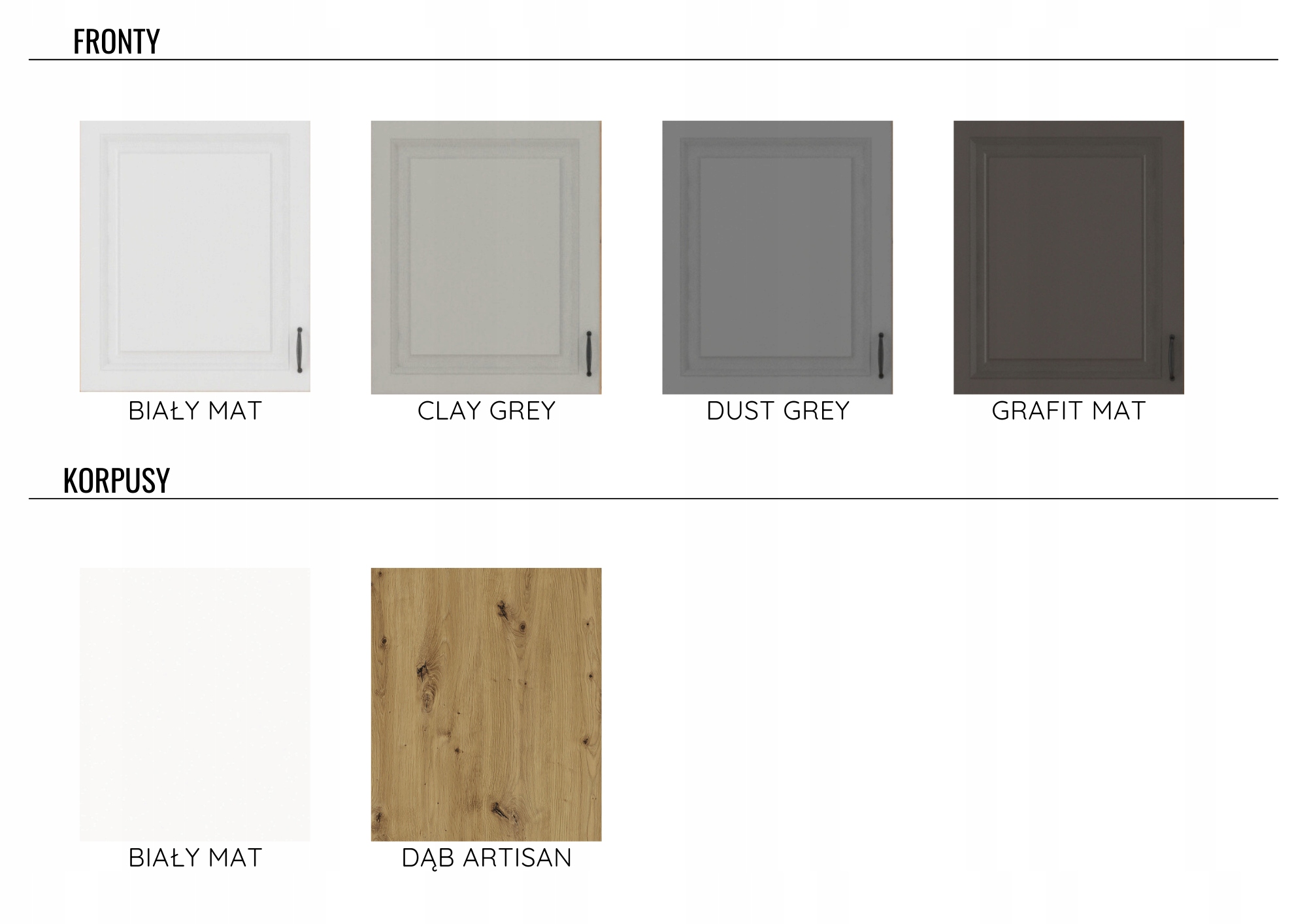 Zestaw mebli kuchennych MADRYT C (DUST GREY/AR) Kod producenta ST-STILO-MADRYT-DUSTGREY-AR