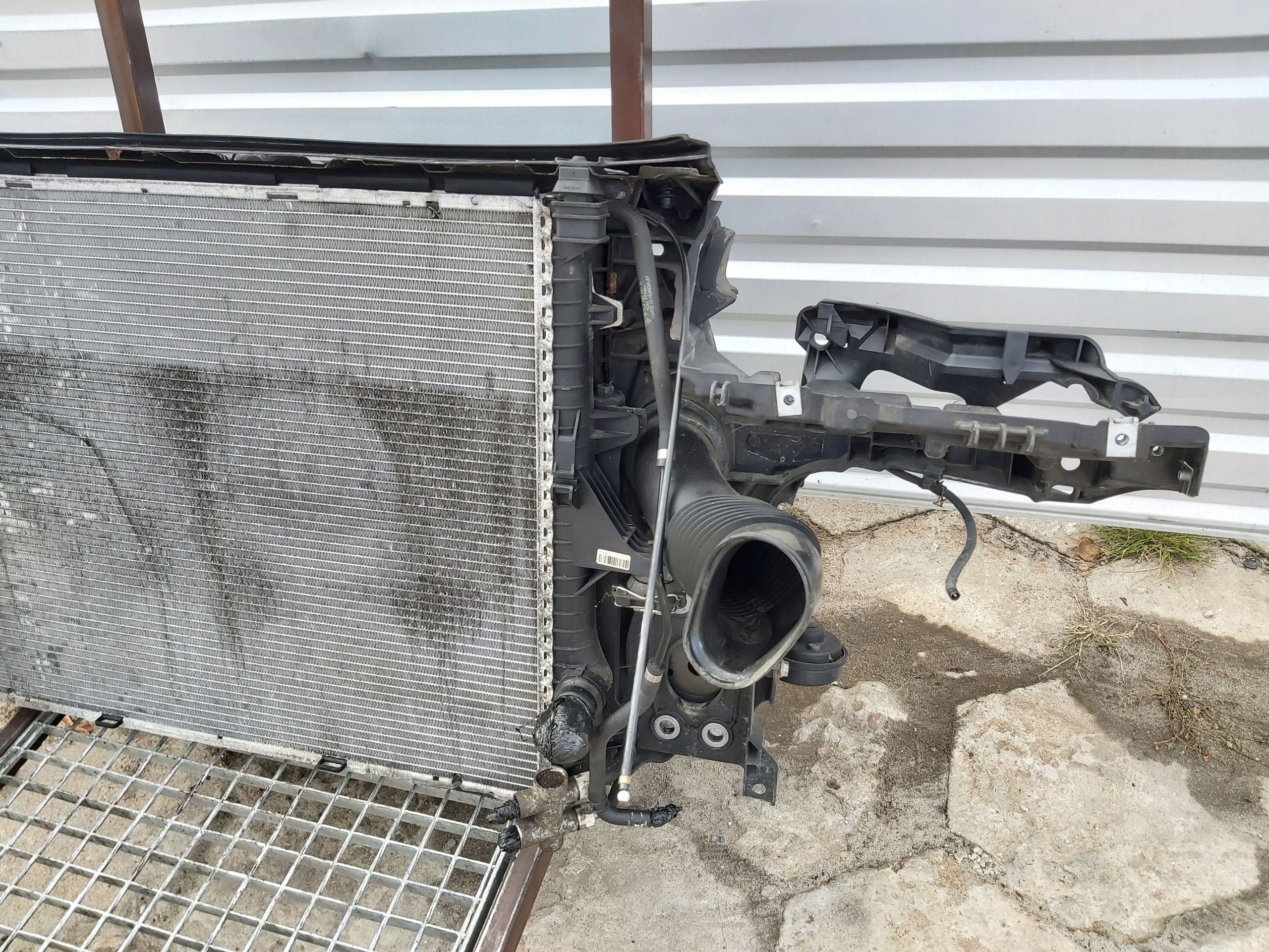 front body wall radiator PORSCHE CAYENNE and 7L LIFT 4.8