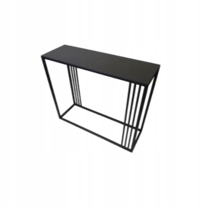 

Konsola do przedpokoju komoda metalowa Czarna Loft