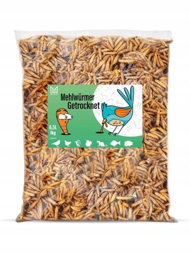 Levně Mersjo Sušené larvy moučníku, krmivo pro koi, 6,5 l, 1 kg
