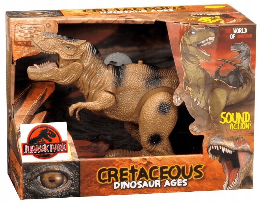 

Dinozaur T-rex chodzący Jurassic Park