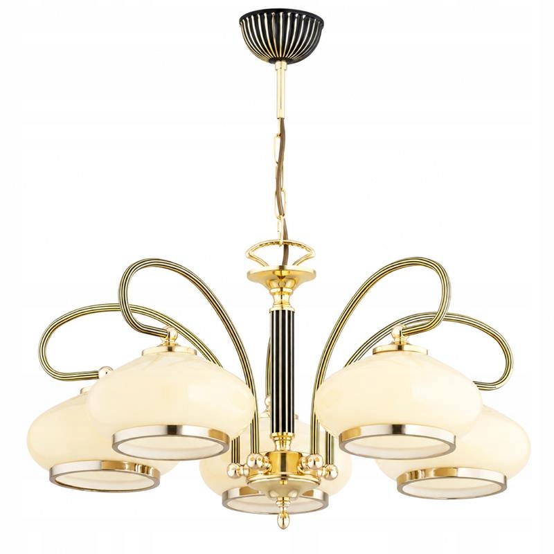 Klasický Luster Alfa Astoria Imperial Zlatý 5xE27