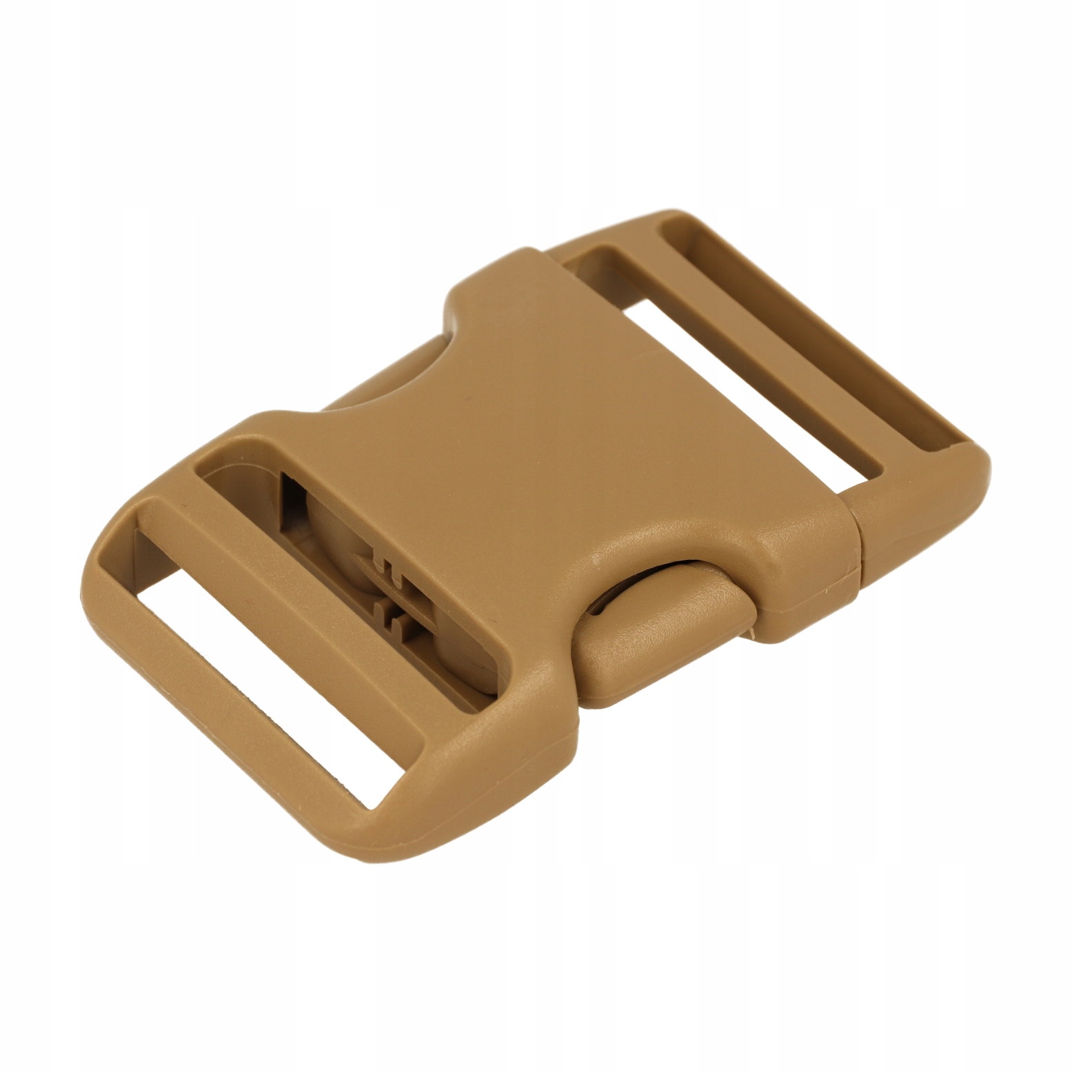 Plastová spona 38mm Army Tan Duraflex 25 Ks Zapínání Zarážka