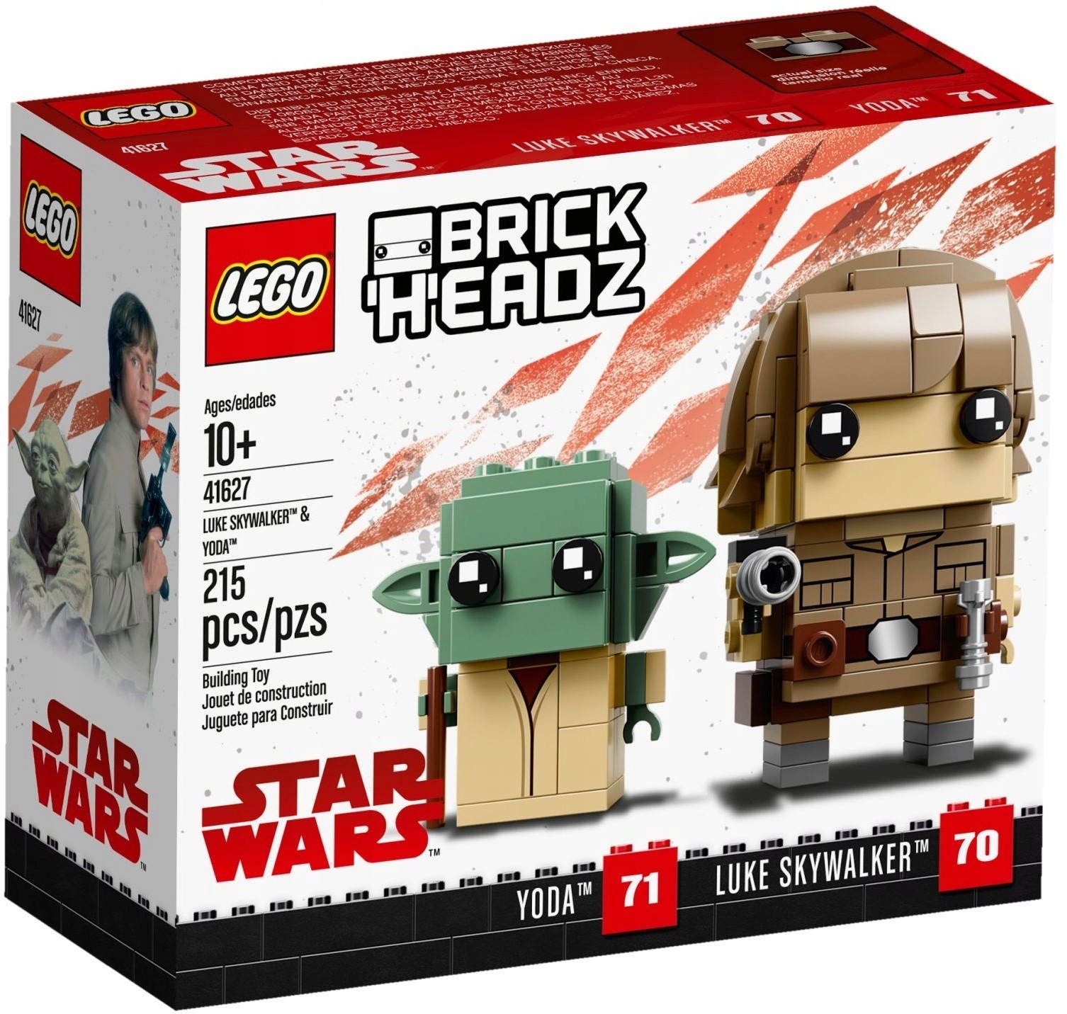 Lego BrickHeadz 41627 Luke Skywalker a Yoda Nové