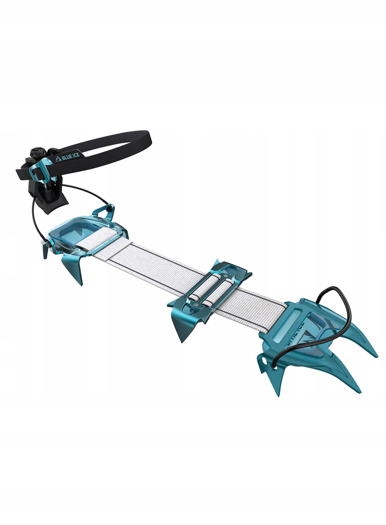 Automatické mačky Blue Ice Harfang Tour Crampon modrá barva
