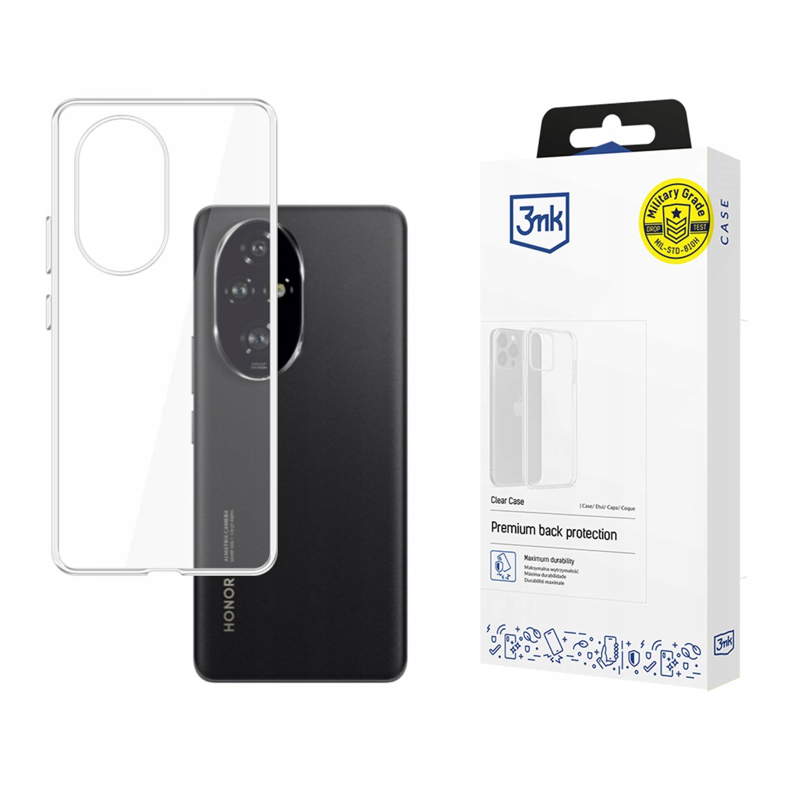 Etui Do Honor 200 Pro 3MK Clear Case