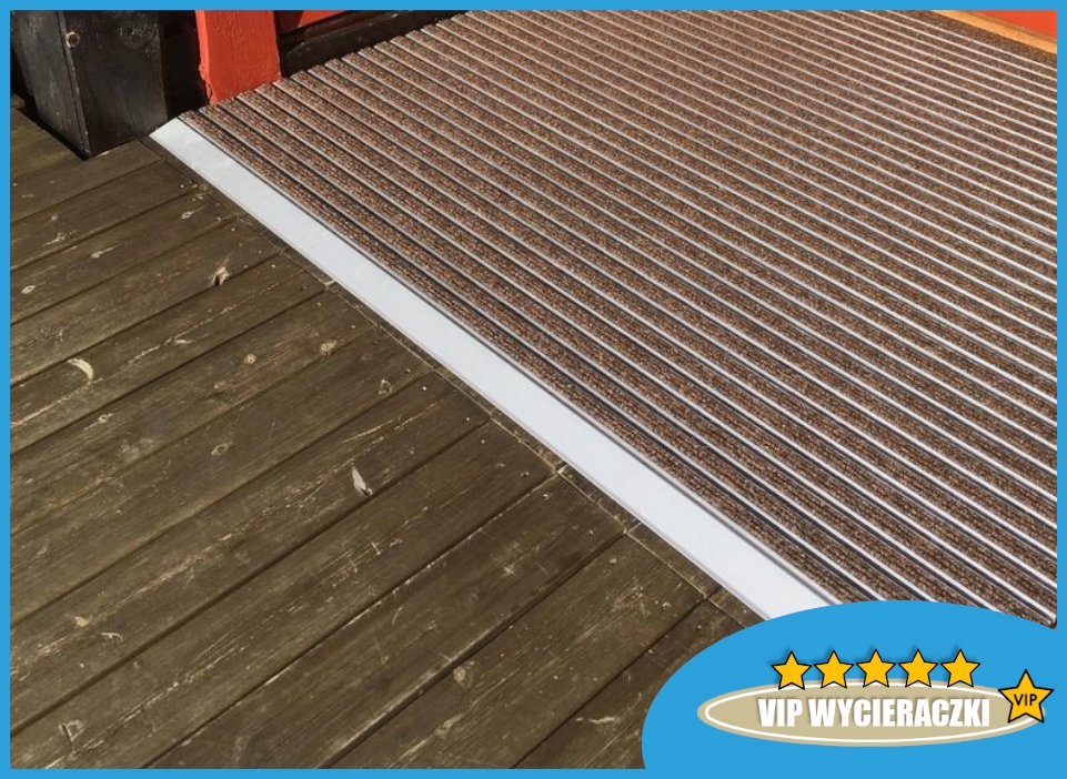 WYCIERACZKA WEJŚCIOWA SYSTEMOWA - wycieraczka zewnętrzna wpuszczana - 60x40 Grubość 12 mm