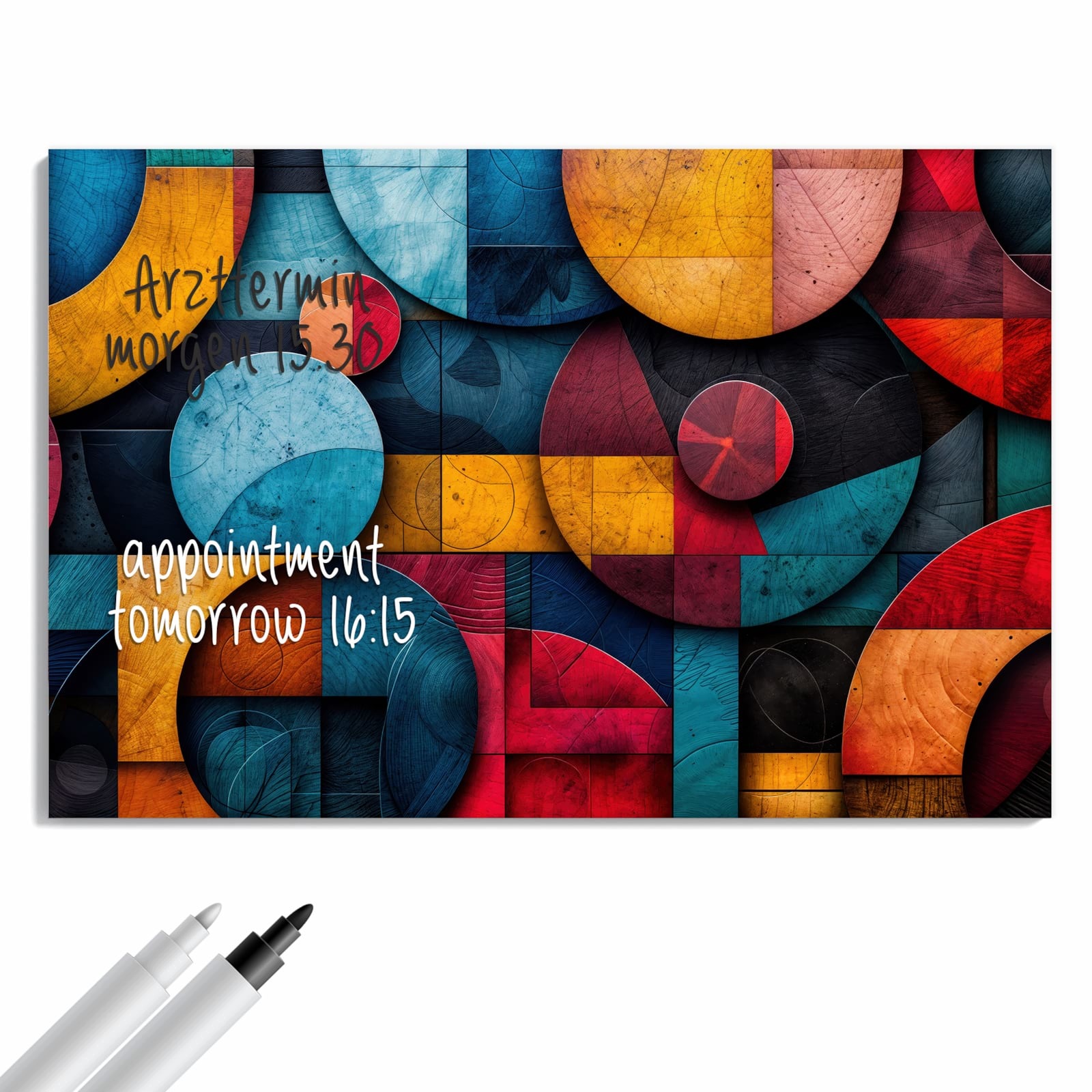 Magnetická tabule Barevné Kolečka 60 × 40 cm
