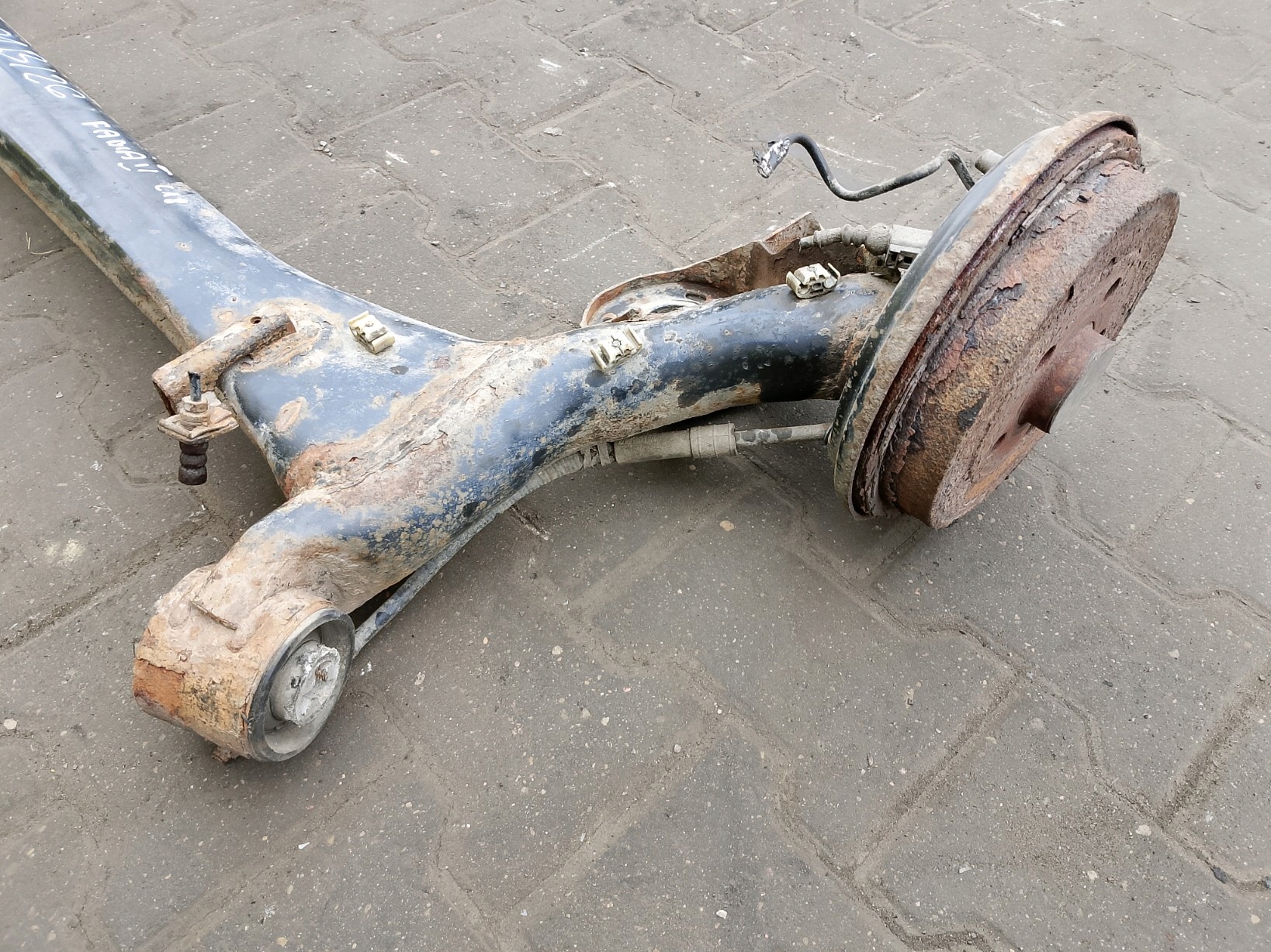 suspension beam axis rear part rear SKODA FABIA II 2 1.4 TDI