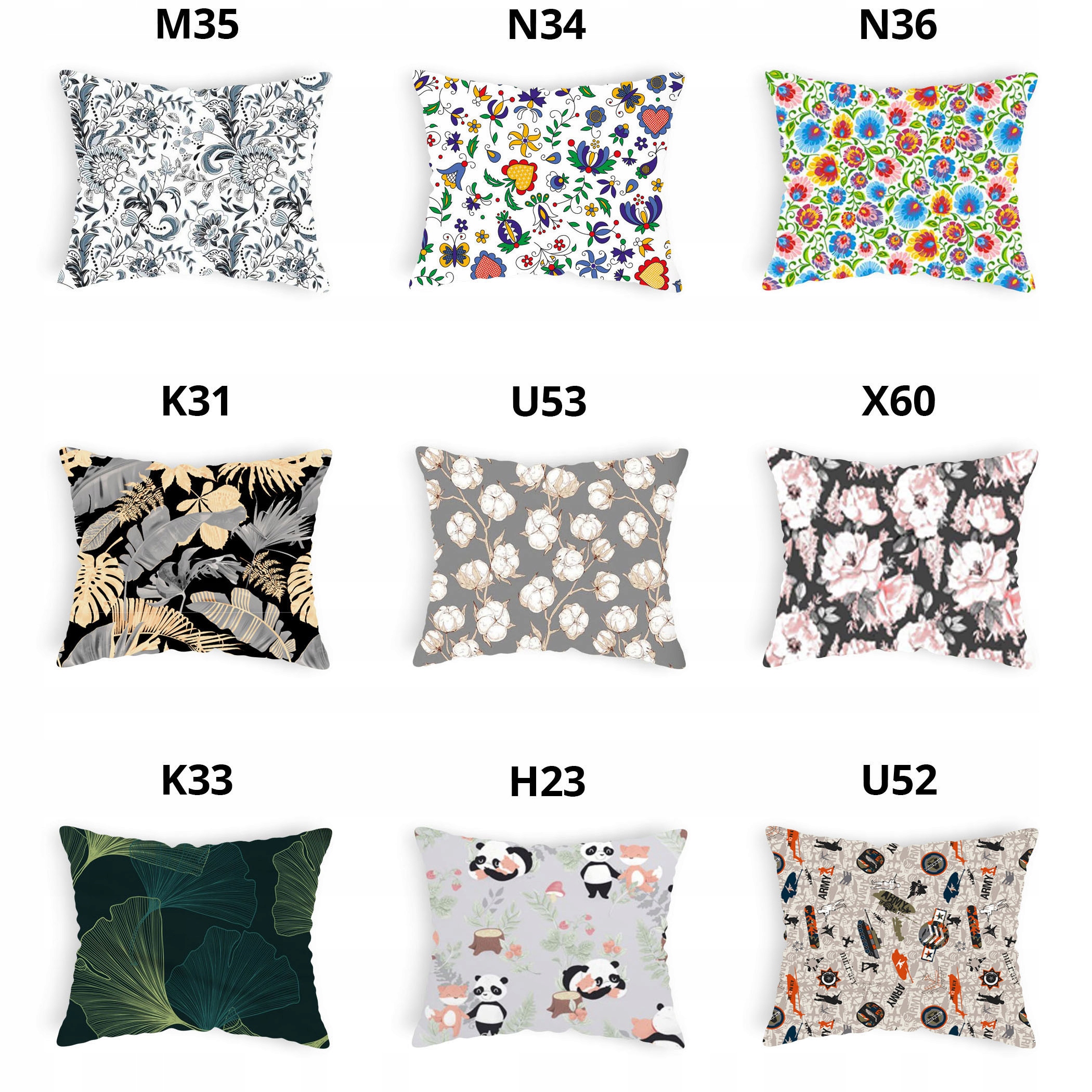 Poszewka na poduszkę 40x60 cm pomarańczowa Długość 40 cm